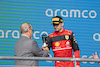GP STATI UNITI, Charles Leclerc (MON) Ferrari celebrates his third position on the podium.
23.10.2022. Formula 1 World Championship, Rd 19, United States Grand Prix, Austin, Texas, USA, Gara Day.
- www.xpbimages.com, EMail: requests@xpbimages.com © Copyright: Bearne / XPB Images