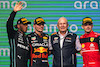 GP STATI UNITI, The podium (L to R): Lewis Hamilton (GBR) Mercedes AMG F1, second; Max Verstappen (NLD) Red Bull Racing, vincitore; Dr Helmut Marko (AUT) Red Bull Motorsport Consultant; Charles Leclerc (MON) Ferrari, third.
23.10.2022. Formula 1 World Championship, Rd 19, United States Grand Prix, Austin, Texas, USA, Gara Day.
- www.xpbimages.com, EMail: requests@xpbimages.com © Copyright: Bearne / XPB Images