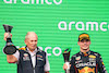 GP STATI UNITI, (L to R): Dr Helmut Marko (AUT) Red Bull Motorsport Consultant celebrates on the podium with Max Verstappen (NLD) Red Bull Racing.
23.10.2022. Formula 1 World Championship, Rd 19, United States Grand Prix, Austin, Texas, USA, Gara Day.
- www.xpbimages.com, EMail: requests@xpbimages.com © Copyright: Bearne / XPB Images