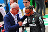GP STATI UNITI, (L to R): Greg Maffei (USA) Liberty Media Corporation President e Chief Executive Officer with Lewis Hamilton (GBR) Mercedes AMG F1 on the grid.
23.10.2022. Formula 1 World Championship, Rd 19, United States Grand Prix, Austin, Texas, USA, Gara Day.
- www.xpbimages.com, EMail: requests@xpbimages.com © Copyright: Batchelor / XPB Images