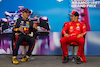 GP STATI UNITI, (L to R): Max Verstappen (NLD) Red Bull Racing e Charles Leclerc (MON) Ferrari in the FIA Press Conference.
23.10.2022. Formula 1 World Championship, Rd 19, United States Grand Prix, Austin, Texas, USA, Gara Day.
- www.xpbimages.com, EMail: requests@xpbimages.com © Copyright: XPB Images
