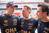 GP STATI UNITI, (L to R): Max Verstappen (NLD) Red Bull Racing; Christian Horner (GBR) Red Bull Racing Team Principal e Sergio Perez (MEX) Red Bull Racing celebrate winning the Constructors' World Championship.
23.10.2022. Formula 1 World Championship, Rd 19, United States Grand Prix, Austin, Texas, USA, Gara Day.
- www.xpbimages.com, EMail: requests@xpbimages.com © Copyright: Price / XPB Images