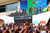 GP STATI UNITI, The podium (L to R): Lewis Hamilton (GBR) Mercedes AMG F1, second; Max Verstappen (NLD) Red Bull Racing, vincitore; Charles Leclerc (MON) Ferrari, third.
23.10.2022. Formula 1 World Championship, Rd 19, United States Grand Prix, Austin, Texas, USA, Gara Day.
 - www.xpbimages.com, EMail: requests@xpbimages.com © Copyright: Coates / XPB Images