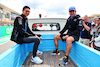 GP STATI UNITI, (L to R): Esteban Ocon (FRA) Alpine F1 Team with team mate Fernando Alonso (ESP) Alpine F1 Team on the drivers parade.
23.10.2022. Formula 1 World Championship, Rd 19, United States Grand Prix, Austin, Texas, USA, Gara Day.
- www.xpbimages.com, EMail: requests@xpbimages.com © Copyright: Batchelor / XPB Images