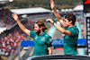 GP STATI UNITI, (L to R): Sebastian Vettel (GER) Aston Martin F1 Team e team mate Lance Stroll (CDN) Aston Martin F1 Team on the drivers parade.
23.10.2022. Formula 1 World Championship, Rd 19, United States Grand Prix, Austin, Texas, USA, Gara Day.
 - www.xpbimages.com, EMail: requests@xpbimages.com © Copyright: Coates / XPB Images