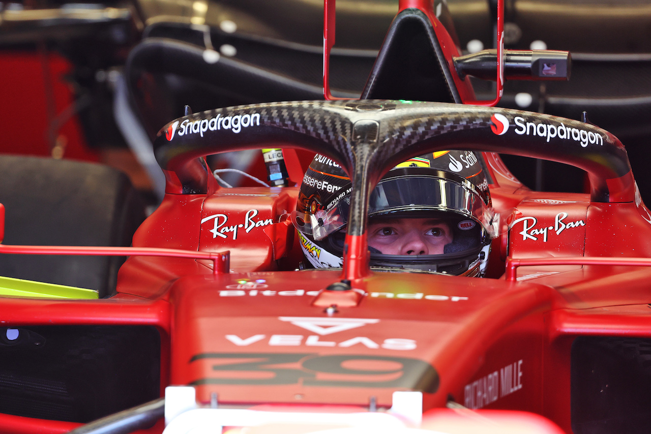 GP STATI UNITI, Robert Shwartzman (RUS) / (ISR) Ferrari F1-75 Development Driver.
20.10.2022. Formula 1 World Championship, Rd 19, United States Grand Prix, Austin, Texas, USA, Preparation Day.
- www.xpbimages.com, EMail: requests@xpbimages.com © Copyright: Batchelor / XPB Images