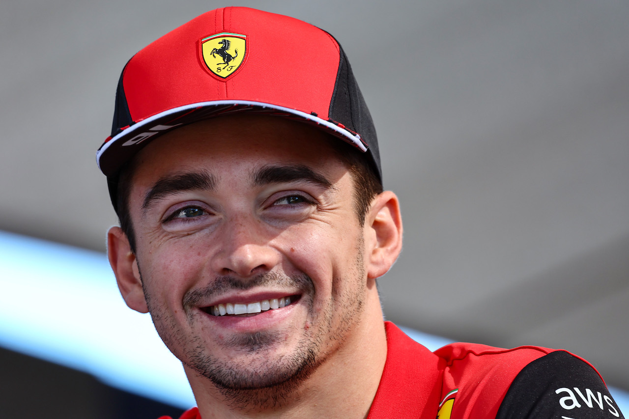 GP STATI UNITI, Charles Leclerc (FRA), Ferrari 
20.10.2022. Formula 1 World Championship, Rd 19, United States Grand Prix, Austin, Texas, USA, Preparation Day.
- www.xpbimages.com, EMail: requests@xpbimages.com ¬© Copyright: Charniaux / XPB Images