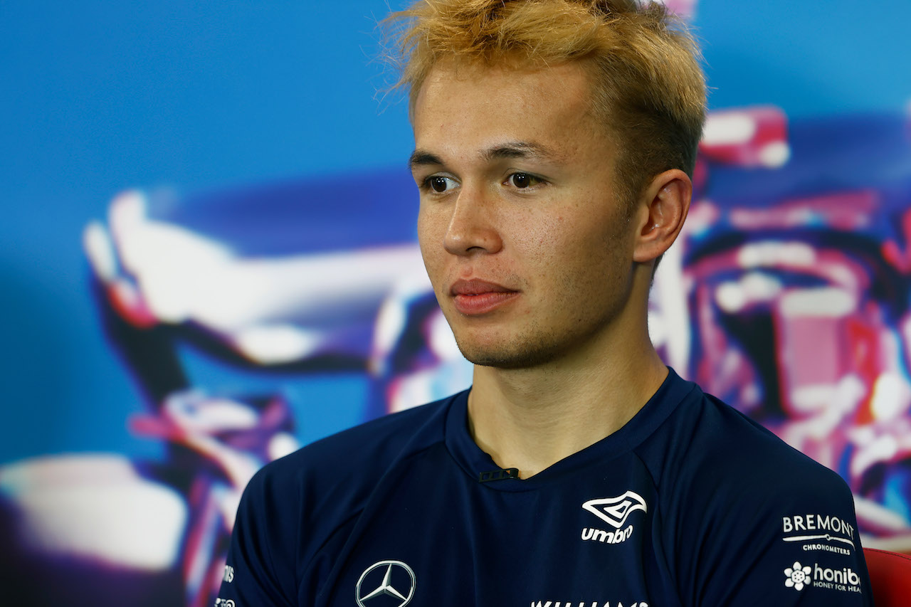 GP STATI UNITI, Alexander Albon (THA) Williams Racing in the FIA Press Conference.
20.10.2022. Formula 1 World Championship, Rd 19, United States Grand Prix, Austin, Texas, USA, Preparation Day.
- www.xpbimages.com, EMail: requests@xpbimages.com © Copyright: XPB Images