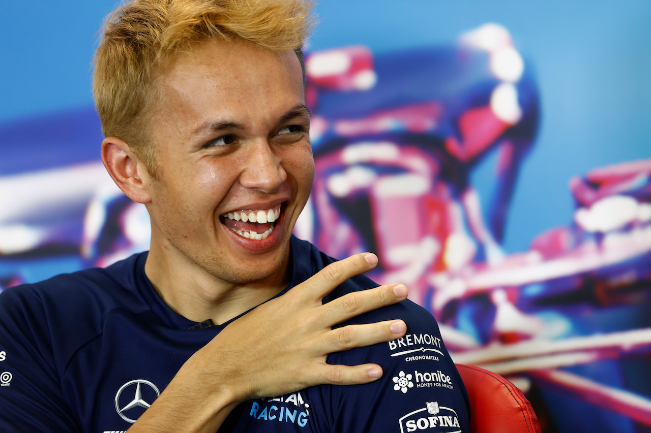 GP STATI UNITI, Alexander Albon (THA) Williams Racing in the FIA Press Conference.
20.10.2022. Formula 1 World Championship, Rd 19, United States Grand Prix, Austin, Texas, USA, Preparation Day.
- www.xpbimages.com, EMail: requests@xpbimages.com © Copyright: XPB Images