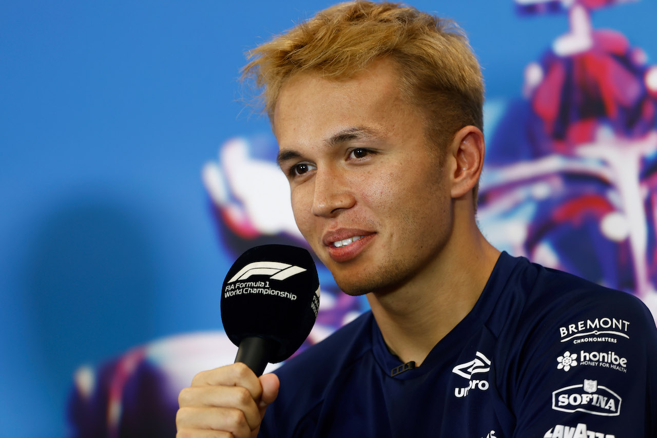 GP STATI UNITI, Alexander Albon (THA) Williams Racing in the FIA Press Conference.
20.10.2022. Formula 1 World Championship, Rd 19, United States Grand Prix, Austin, Texas, USA, Preparation Day.
- www.xpbimages.com, EMail: requests@xpbimages.com © Copyright: XPB Images