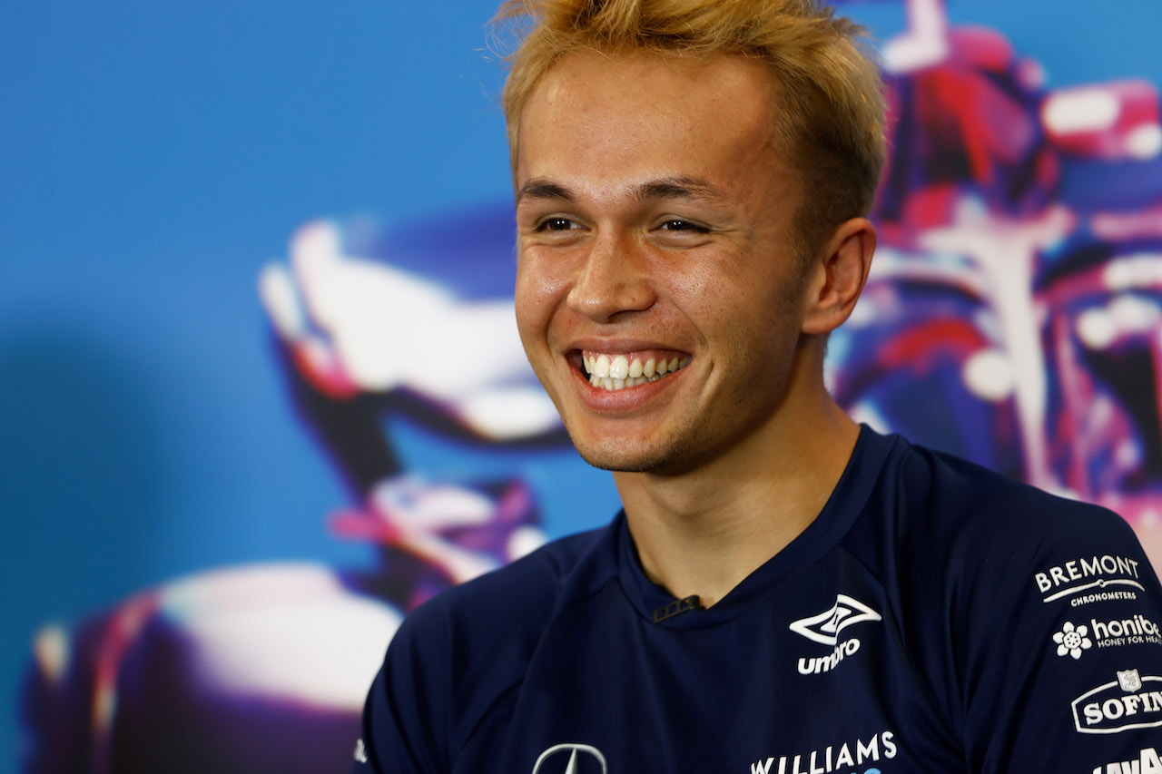 GP STATI UNITI, Alexander Albon (THA) Williams Racing in the FIA Press Conference.
20.10.2022. Formula 1 World Championship, Rd 19, United States Grand Prix, Austin, Texas, USA, Preparation Day.
- www.xpbimages.com, EMail: requests@xpbimages.com © Copyright: XPB Images