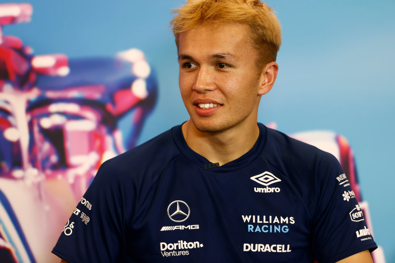 GP STATI UNITI, Alexander Albon (THA) Williams Racing in the FIA Press Conference.
20.10.2022. Formula 1 World Championship, Rd 19, United States Grand Prix, Austin, Texas, USA, Preparation Day.
- www.xpbimages.com, EMail: requests@xpbimages.com © Copyright: XPB Images