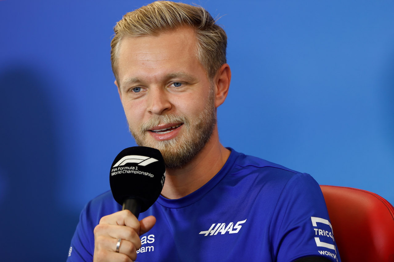 GP STATI UNITI, Kevin Magnussen (DEN) Haas F1 Team in the FIA Press Conference.
20.10.2022. Formula 1 World Championship, Rd 19, United States Grand Prix, Austin, Texas, USA, Preparation Day.
- www.xpbimages.com, EMail: requests@xpbimages.com © Copyright: XPB Images