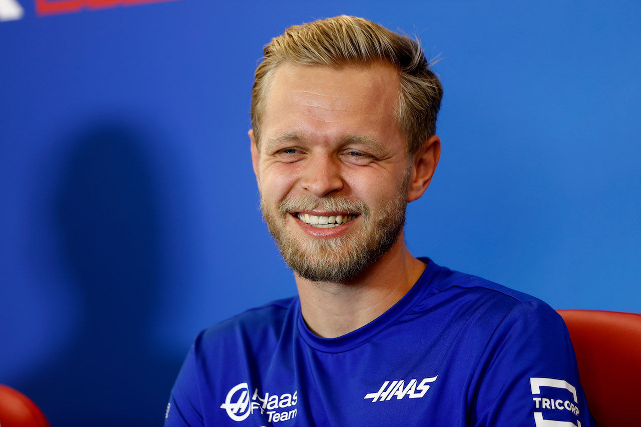GP STATI UNITI, Kevin Magnussen (DEN) Haas F1 Team in the FIA Press Conference.
20.10.2022. Formula 1 World Championship, Rd 19, United States Grand Prix, Austin, Texas, USA, Preparation Day.
- www.xpbimages.com, EMail: requests@xpbimages.com © Copyright: XPB Images