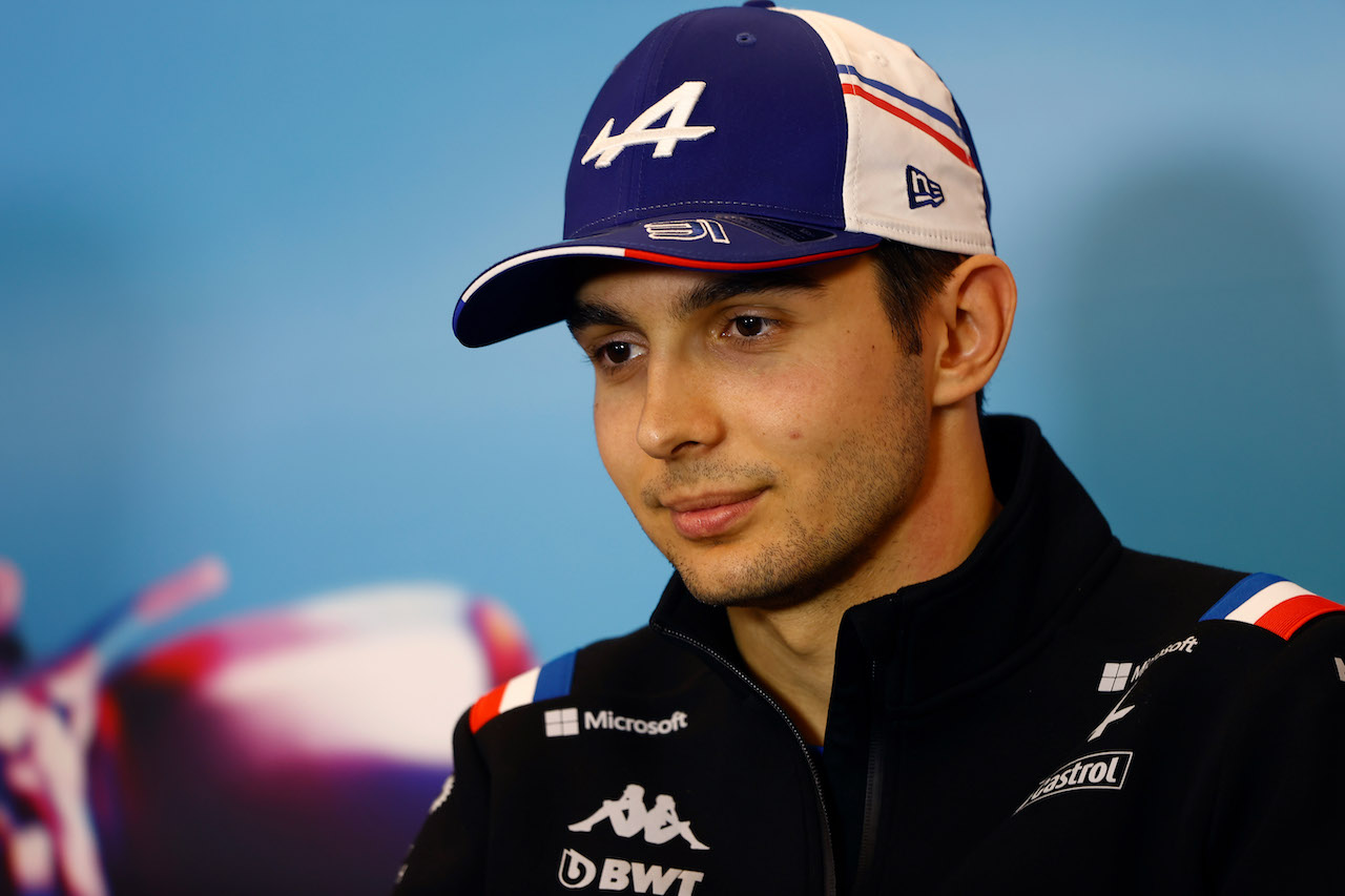 GP STATI UNITI, Esteban Ocon (FRA) Alpine F1 Team in the FIA Press Conference.
20.10.2022. Formula 1 World Championship, Rd 19, United States Grand Prix, Austin, Texas, USA, Preparation Day.
- www.xpbimages.com, EMail: requests@xpbimages.com © Copyright: XPB Images
