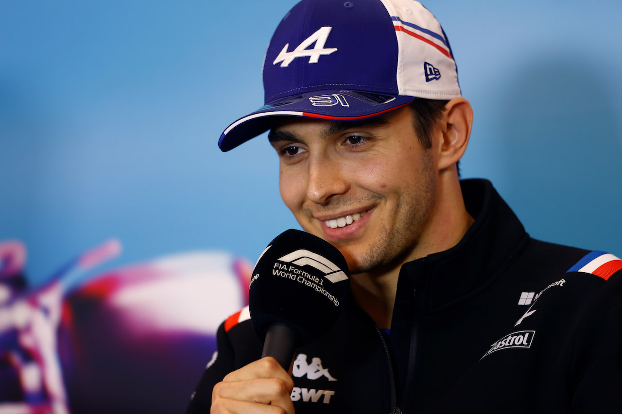 GP STATI UNITI, Esteban Ocon (FRA) Alpine F1 Team in the FIA Press Conference.
20.10.2022. Formula 1 World Championship, Rd 19, United States Grand Prix, Austin, Texas, USA, Preparation Day.
- www.xpbimages.com, EMail: requests@xpbimages.com © Copyright: XPB Images