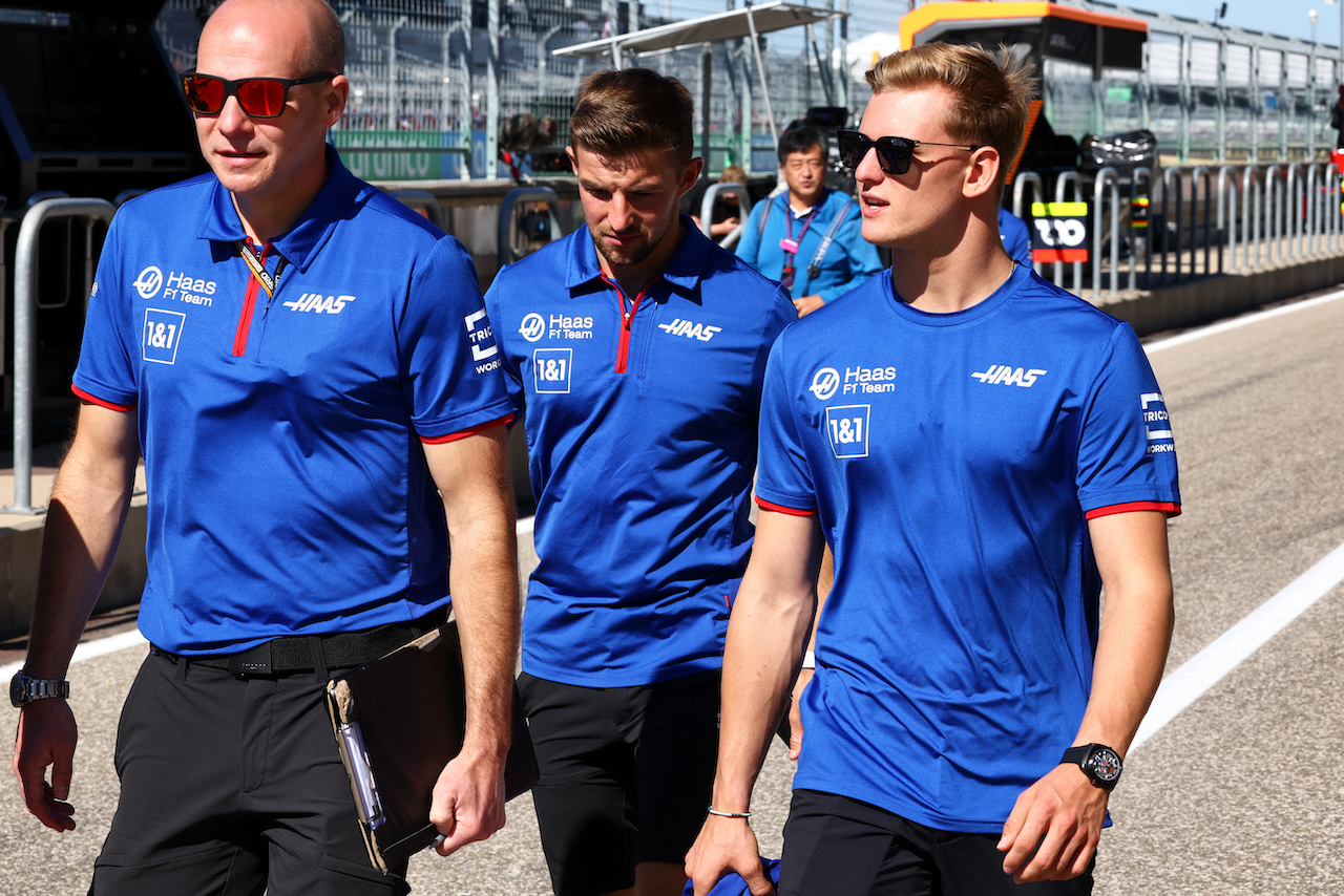 GP STATI UNITI, Mick Schumacher (GER) Haas F1 Team.
20.10.2022. Formula 1 World Championship, Rd 19, United States Grand Prix, Austin, Texas, USA, Preparation Day.
- www.xpbimages.com, EMail: requests@xpbimages.com © Copyright: Batchelor / XPB Images