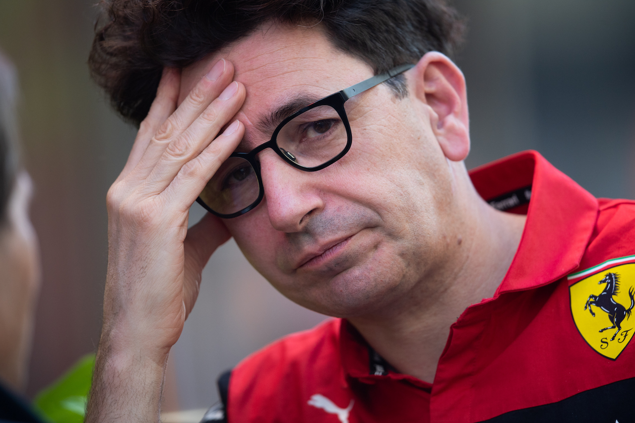 GP STATI UNITI, Mattia Binotto (ITA) Ferrari Team Principal.
20.10.2022. Formula 1 World Championship, Rd 19, United States Grand Prix, Austin, Texas, USA, Preparation Day.
- www.xpbimages.com, EMail: requests@xpbimages.com © Copyright: Price / XPB Images