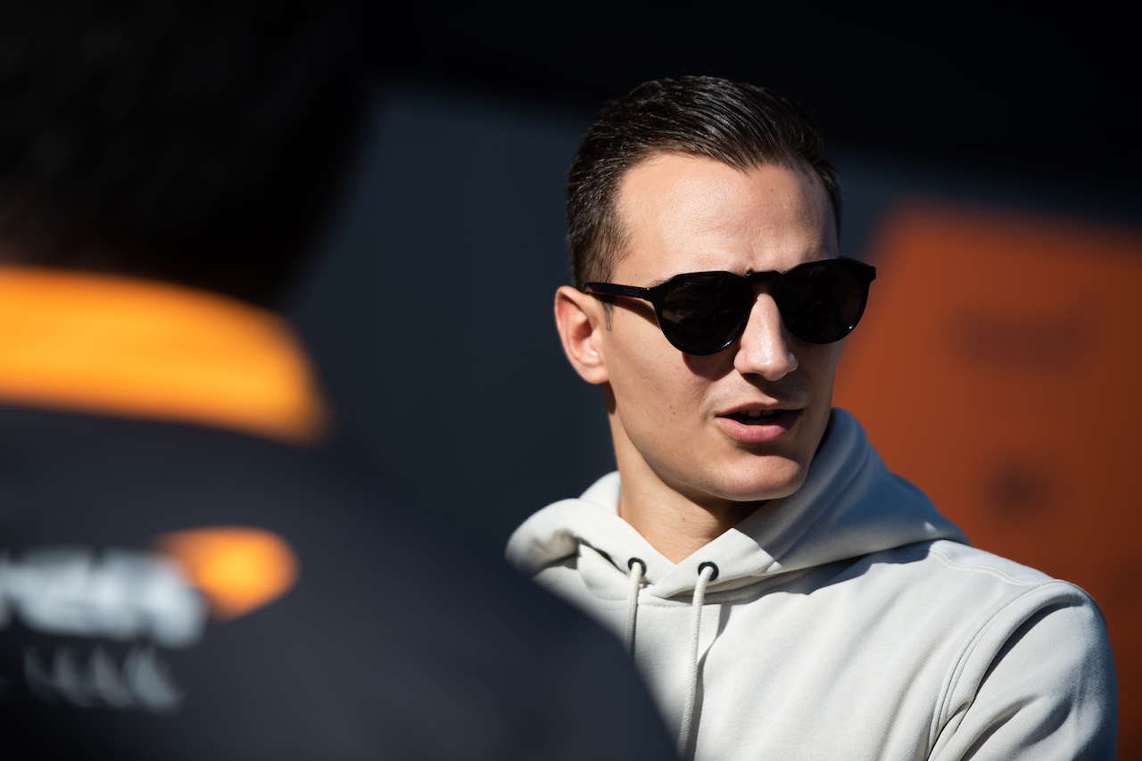 GP STATI UNITI, Alex Palou (ESP) McLaren Test Driver.
20.10.2022. Formula 1 World Championship, Rd 19, United States Grand Prix, Austin, Texas, USA, Preparation Day.
- www.xpbimages.com, EMail: requests@xpbimages.com © Copyright: Price / XPB Images