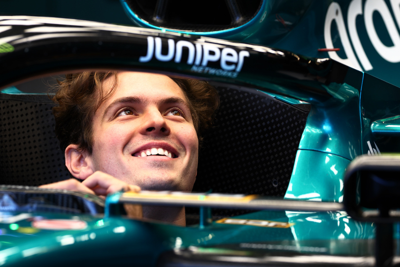 GP STATI UNITI, Felipe Drugovich (BRA) Aston Martin F1 Team Driver Development Programme.
20.10.2022. Formula 1 World Championship, Rd 19, United States Grand Prix, Austin, Texas, USA, Preparation Day.
 - www.xpbimages.com, EMail: requests@xpbimages.com © Copyright: Coates / XPB Images