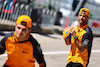 GP STATI UNITI, Daniel Ricciardo (AUS), McLaren F1 Team e Lando Norris (GBR), McLaren F1 Team 
20.10.2022. Formula 1 World Championship, Rd 19, United States Grand Prix, Austin, Texas, USA, Preparation Day.
- www.xpbimages.com, EMail: requests@xpbimages.com ¬© Copyright: Charniaux / XPB Images