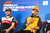GP STATI UNITI, (L to R): Valtteri Bottas (FIN) Alfa Romeo F1 Team e Lando Norris (GBR) McLaren in the FIA Press Conference.
20.10.2022. Formula 1 World Championship, Rd 19, United States Grand Prix, Austin, Texas, USA, Preparation Day.
- www.xpbimages.com, EMail: requests@xpbimages.com © Copyright: Bearne / XPB Images