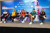 GP STATI UNITI, (L to R): Valtteri Bottas (FIN) Alfa Romeo F1 Team; Lando Norris (GBR) McLaren; Carlos Sainz Jr (ESP) Ferrari; Lance Stroll (CDN) Aston Martin F1 Team; e Sergio Perez (MEX) Red Bull Racing, in the FIA Press Conference.
20.10.2022. Formula 1 World Championship, Rd 19, United States Grand Prix, Austin, Texas, USA, Preparation Day.
- www.xpbimages.com, EMail: requests@xpbimages.com © Copyright: Bearne / XPB Images
