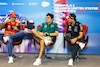 GP STATI UNITI, (L to R): Carlos Sainz Jr (ESP) Ferrari; Lance Stroll (CDN) Aston Martin F1 Team; e Sergio Perez (MEX) Red Bull Racing in the FIA Press Conference.
20.10.2022. Formula 1 World Championship, Rd 19, United States Grand Prix, Austin, Texas, USA, Preparation Day.
- www.xpbimages.com, EMail: requests@xpbimages.com © Copyright: Bearne / XPB Images