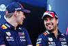 GP STATI UNITI, (L to R): Max Verstappen (NLD) Red Bull Racing e team mate Sergio Perez (MEX) Red Bull Racing.
20.10.2022. Formula 1 World Championship, Rd 19, United States Grand Prix, Austin, Texas, USA, Preparation Day.
 - www.xpbimages.com, EMail: requests@xpbimages.com © Copyright: Coates / XPB Images