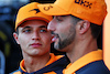 GP STATI UNITI, (L to R): Lando Norris (GBR) McLaren e team mate Daniel Ricciardo (AUS) McLaren.
20.10.2022. Formula 1 World Championship, Rd 19, United States Grand Prix, Austin, Texas, USA, Preparation Day.
 - www.xpbimages.com, EMail: requests@xpbimages.com © Copyright: Coates / XPB Images