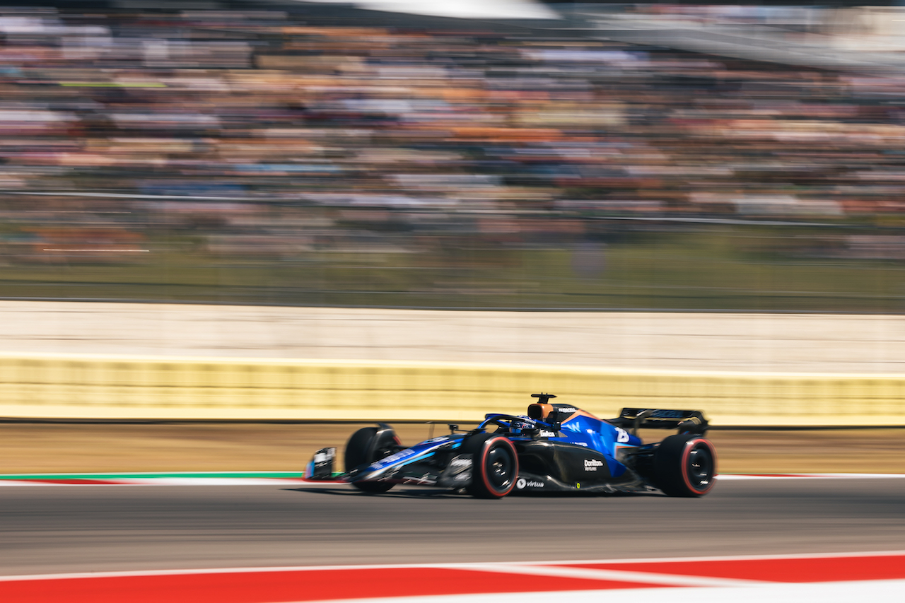 GP STATI UNITI, Alexander Albon (THA) Williams Racing FW44.
22.10.2022. Formula 1 World Championship, Rd 19, United States Grand Prix, Austin, Texas, USA, Qualifiche Day.
- www.xpbimages.com, EMail: requests@xpbimages.com © Copyright: Bearne / XPB Images