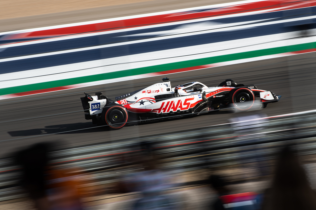 GP STATI UNITI, Kevin Magnussen (DEN) Haas VF-22.
22.10.2022. Formula 1 World Championship, Rd 19, United States Grand Prix, Austin, Texas, USA, Qualifiche Day.
- www.xpbimages.com, EMail: requests@xpbimages.com © Copyright: Price / XPB Images