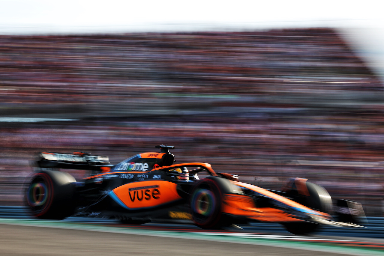 GP STATI UNITI, Daniel Ricciardo (AUS) McLaren MCL36.
22.10.2022. Formula 1 World Championship, Rd 19, United States Grand Prix, Austin, Texas, USA, Qualifiche Day.
 - www.xpbimages.com, EMail: requests@xpbimages.com © Copyright: Coates / XPB Images