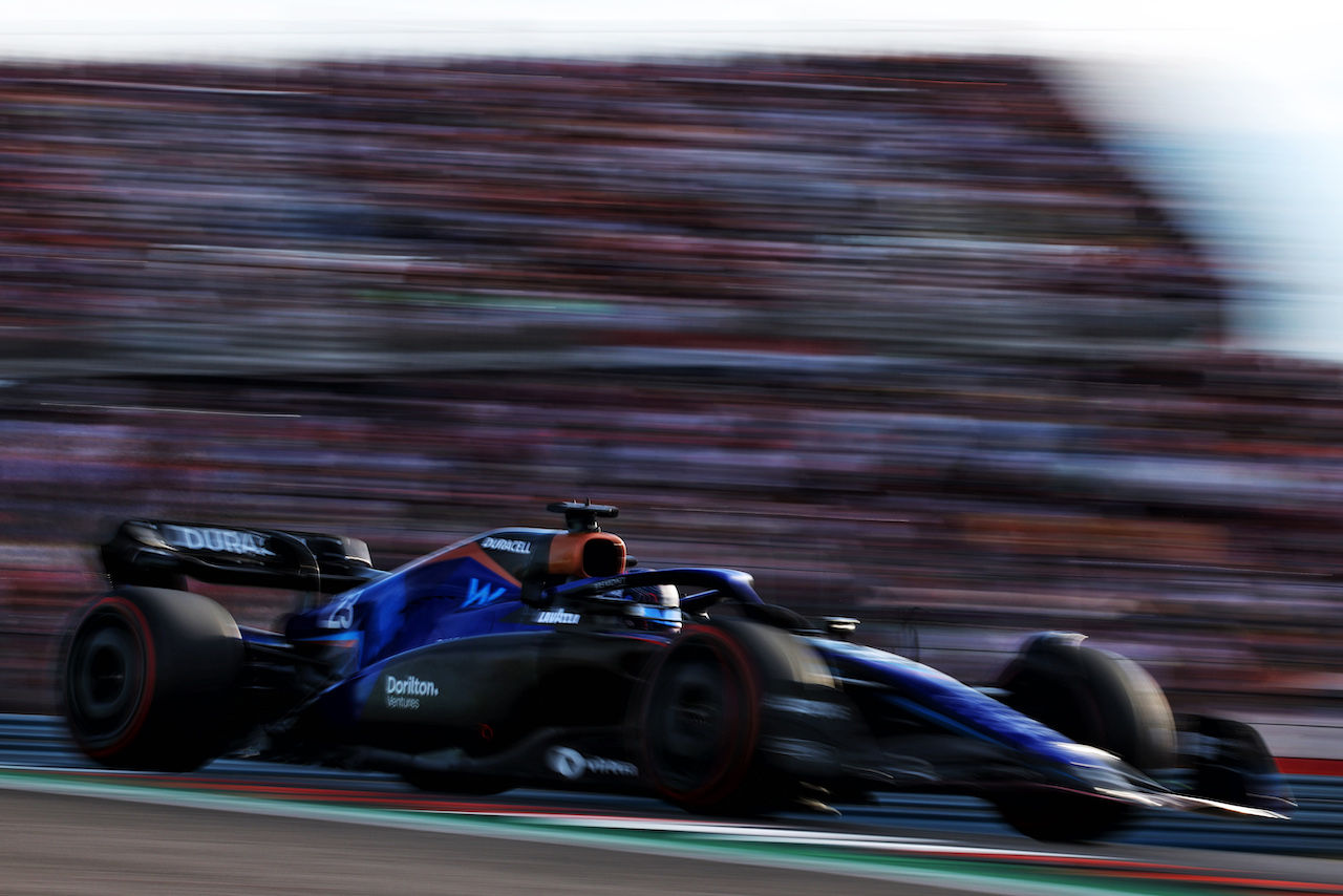 GP STATI UNITI, Alexander Albon (THA) Williams Racing FW44.
22.10.2022. Formula 1 World Championship, Rd 19, United States Grand Prix, Austin, Texas, USA, Qualifiche Day.
 - www.xpbimages.com, EMail: requests@xpbimages.com © Copyright: Coates / XPB Images