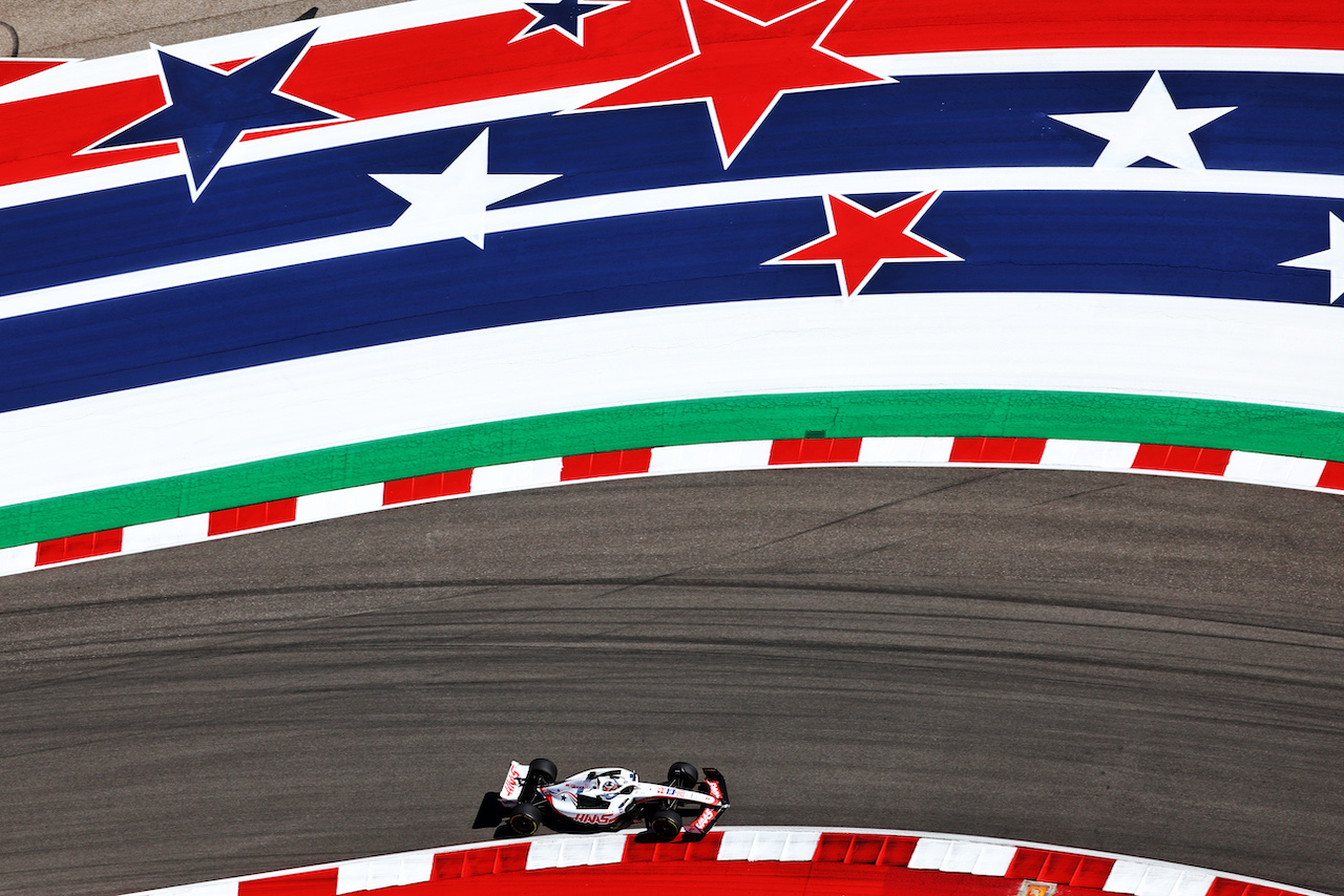 GP STATI UNITI, Kevin Magnussen (DEN) Haas VF-22.
22.10.2022. Formula 1 World Championship, Rd 19, United States Grand Prix, Austin, Texas, USA, Qualifiche Day.
 - www.xpbimages.com, EMail: requests@xpbimages.com © Copyright: Coates / XPB Images