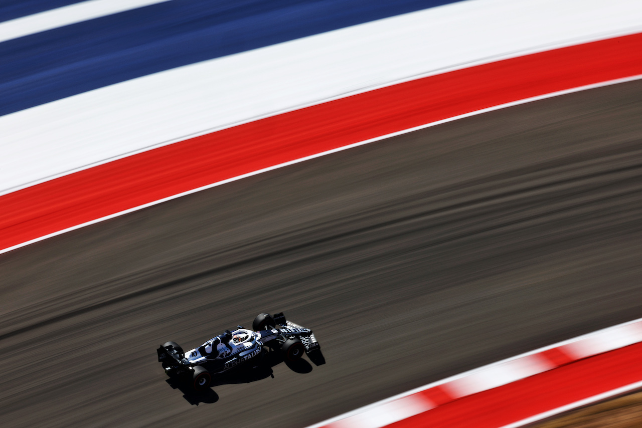 GP STATI UNITI, Pierre Gasly (FRA) AlphaTauri AT03.
22.10.2022. Formula 1 World Championship, Rd 19, United States Grand Prix, Austin, Texas, USA, Qualifiche Day.
 - www.xpbimages.com, EMail: requests@xpbimages.com © Copyright: Coates / XPB Images