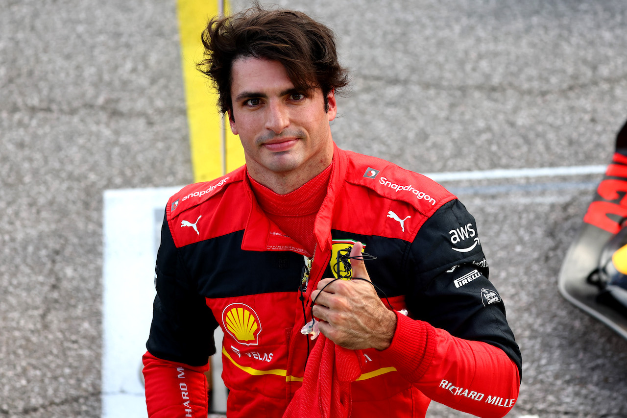 GP STATI UNITI, Pole position for Carlos Sainz Jr (ESP) Ferrari.
22.10.2022. Formula 1 World Championship, Rd 19, United States Grand Prix, Austin, Texas, USA, Qualifiche Day.
- www.xpbimages.com, EMail: requests@xpbimages.com ¬© Copyright: Batchelor / XPB Images