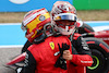 GP STATI UNITI, Carlos Sainz Jr (ESP) Ferrari F1-75 e Charles Leclerc (MON) Ferrari.
22.10.2022. Formula 1 World Championship, Rd 19, United States Grand Prix, Austin, Texas, USA, Qualifiche Day.
- www.xpbimages.com, EMail: requests@xpbimages.com ¬© Copyright: Batchelor / XPB Images