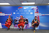 GP STATI UNITI, (L to R): Charles Leclerc (MON) Ferrari; Carlos Sainz Jr (ESP) Ferrari; e Max Verstappen (NLD) Red Bull Racing, in the post qualifying FIA Press Conference.
22.10.2022. Formula 1 World Championship, Rd 19, United States Grand Prix, Austin, Texas, USA, Qualifiche Day.
- www.xpbimages.com, EMail: requests@xpbimages.com © Copyright: XPB Images
