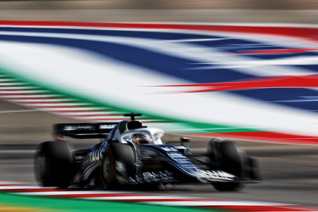 GP STATI UNITI, Pierre Gasly (FRA) AlphaTauri AT03.
21.10.2022. Formula 1 World Championship, Rd 19, United States Grand Prix, Austin, Texas, USA, Practice Day.
 - www.xpbimages.com, EMail: requests@xpbimages.com © Copyright: Coates / XPB Images