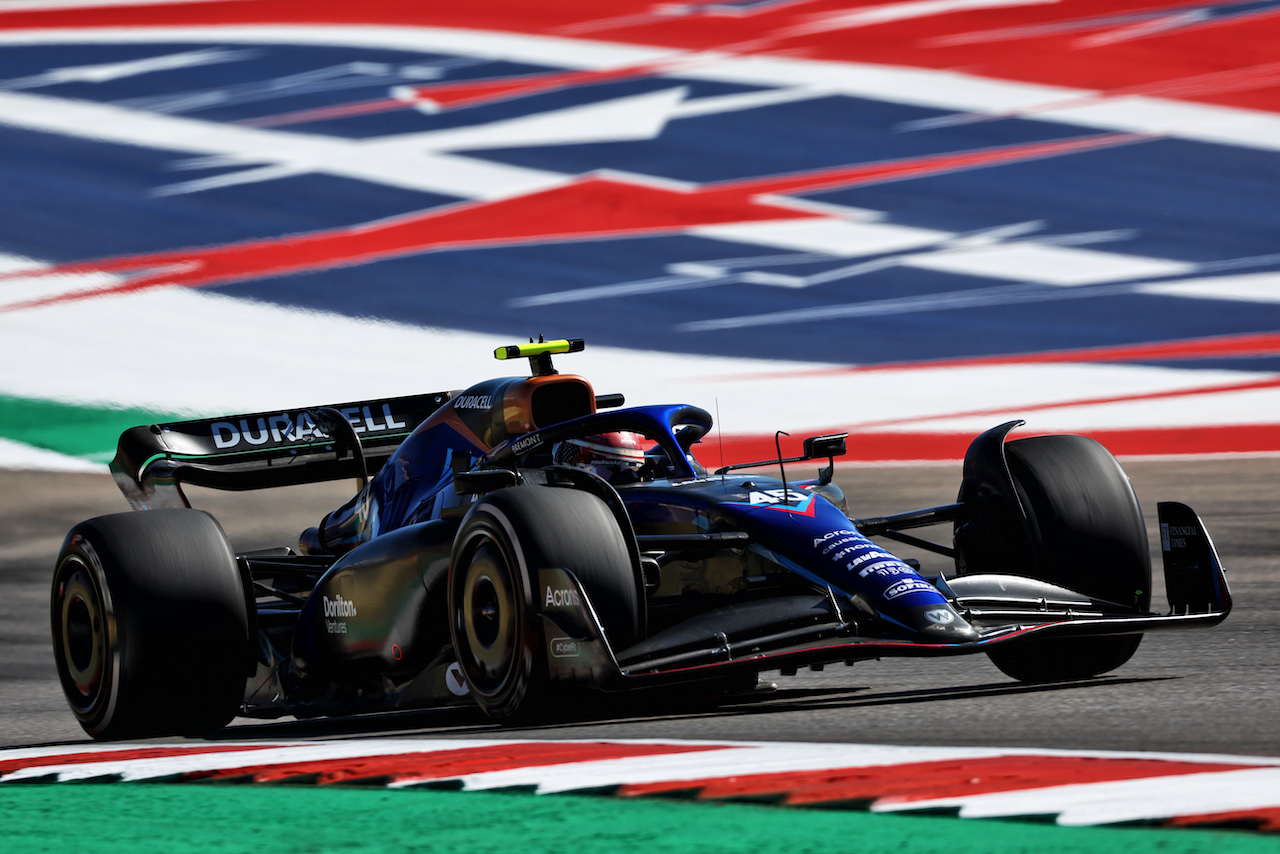 GP STATI UNITI, Logan Sargeant (USA) Williams Racing FW44 Academy Driver.
21.10.2022. Formula 1 World Championship, Rd 19, United States Grand Prix, Austin, Texas, USA, Practice Day.
 - www.xpbimages.com, EMail: requests@xpbimages.com © Copyright: Coates / XPB Images