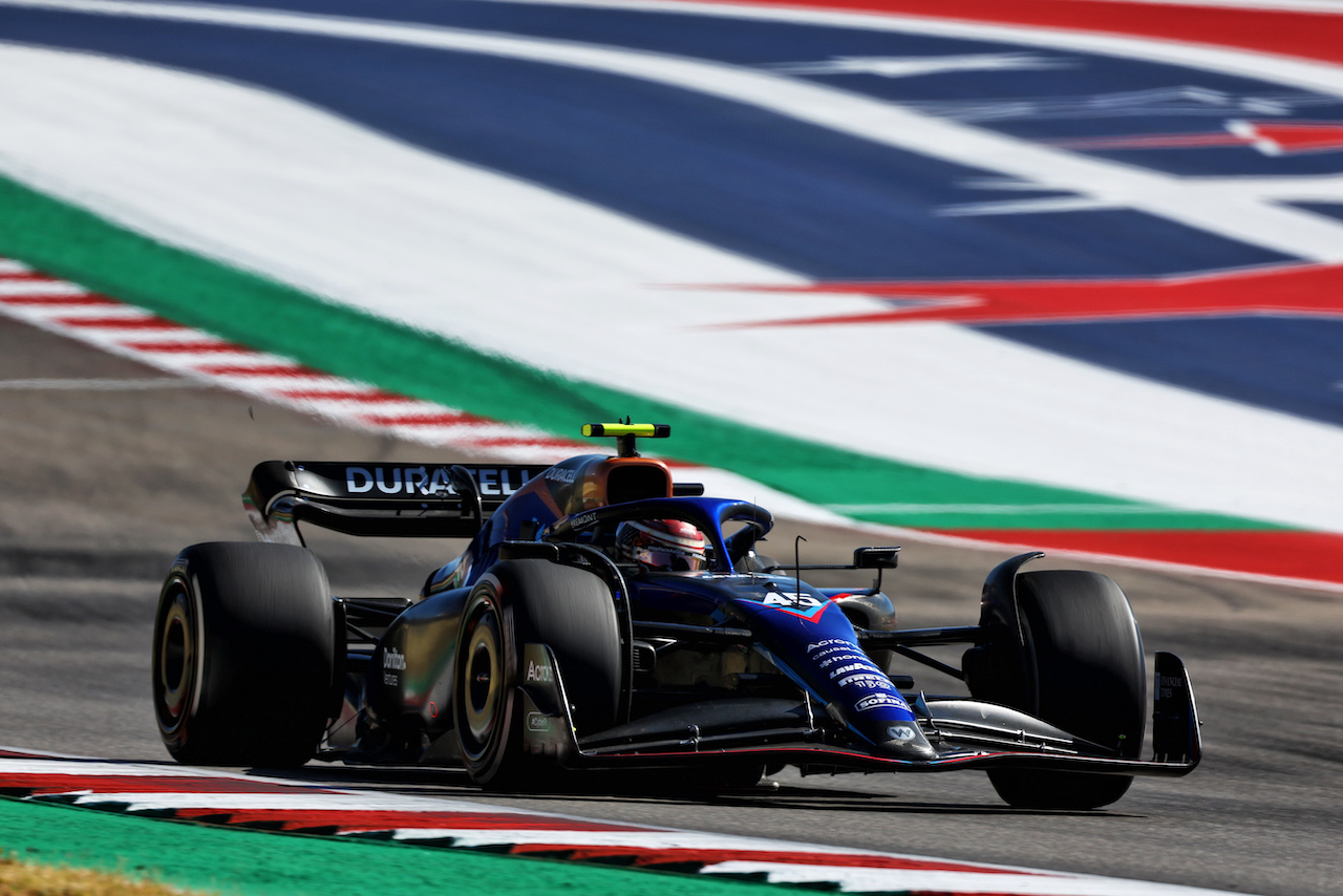 GP STATI UNITI, Logan Sargeant (USA) Williams Racing FW44 Academy Driver.
21.10.2022. Formula 1 World Championship, Rd 19, United States Grand Prix, Austin, Texas, USA, Practice Day.
 - www.xpbimages.com, EMail: requests@xpbimages.com © Copyright: Coates / XPB Images