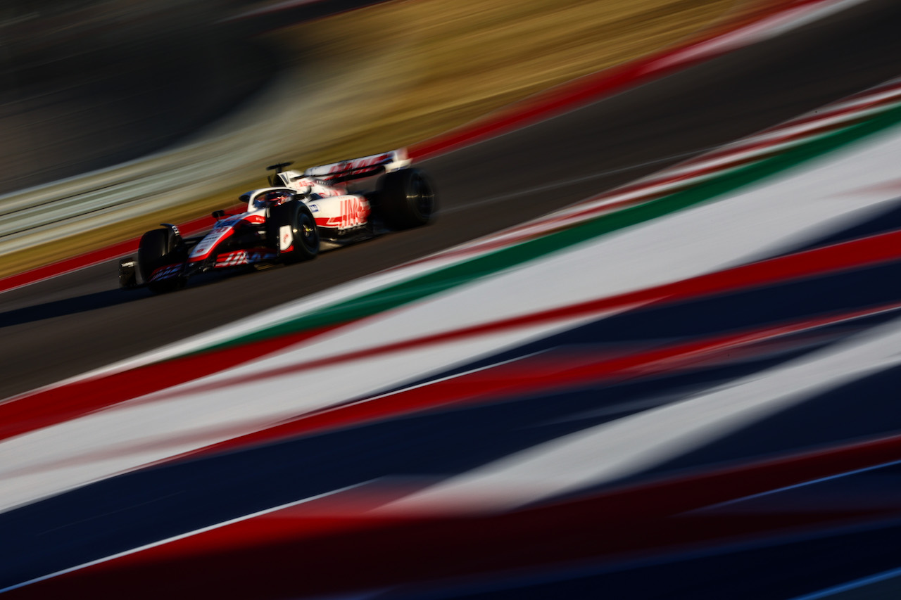 GP STATI UNITI, Kevin Magnussen (DEN) Haas F1 Team 
21.10.2022. Formula 1 World Championship, Rd 19, United States Grand Prix, Austin, Texas, USA, Practice Day.
- www.xpbimages.com, EMail: requests@xpbimages.com ¬© Copyright: Charniaux / XPB Images