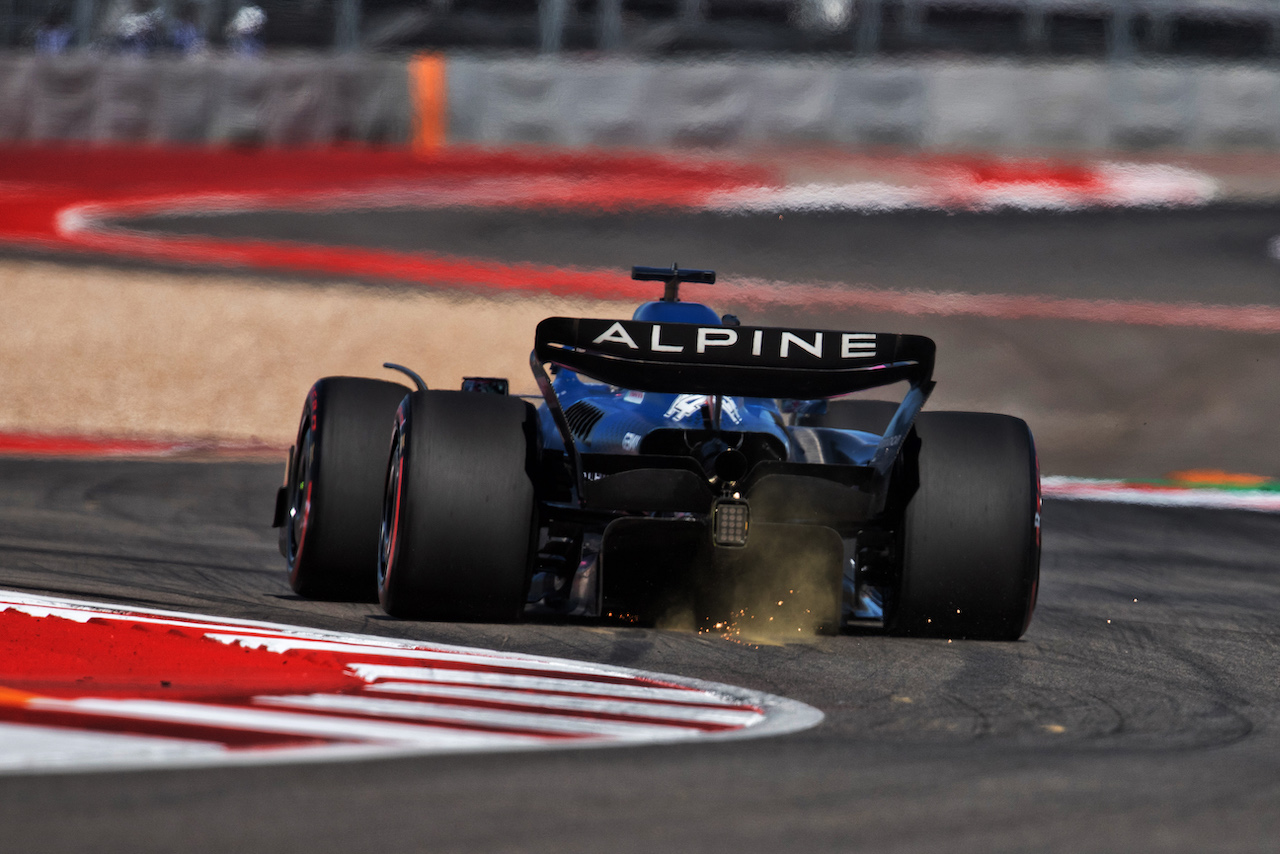 GP STATI UNITI, Fernando Alonso (ESP) Alpine F1 Team A522.
21.10.2022. Formula 1 World Championship, Rd 19, United States Grand Prix, Austin, Texas, USA, Practice Day.
- www.xpbimages.com, EMail: requests@xpbimages.com © Copyright: Price / XPB Images