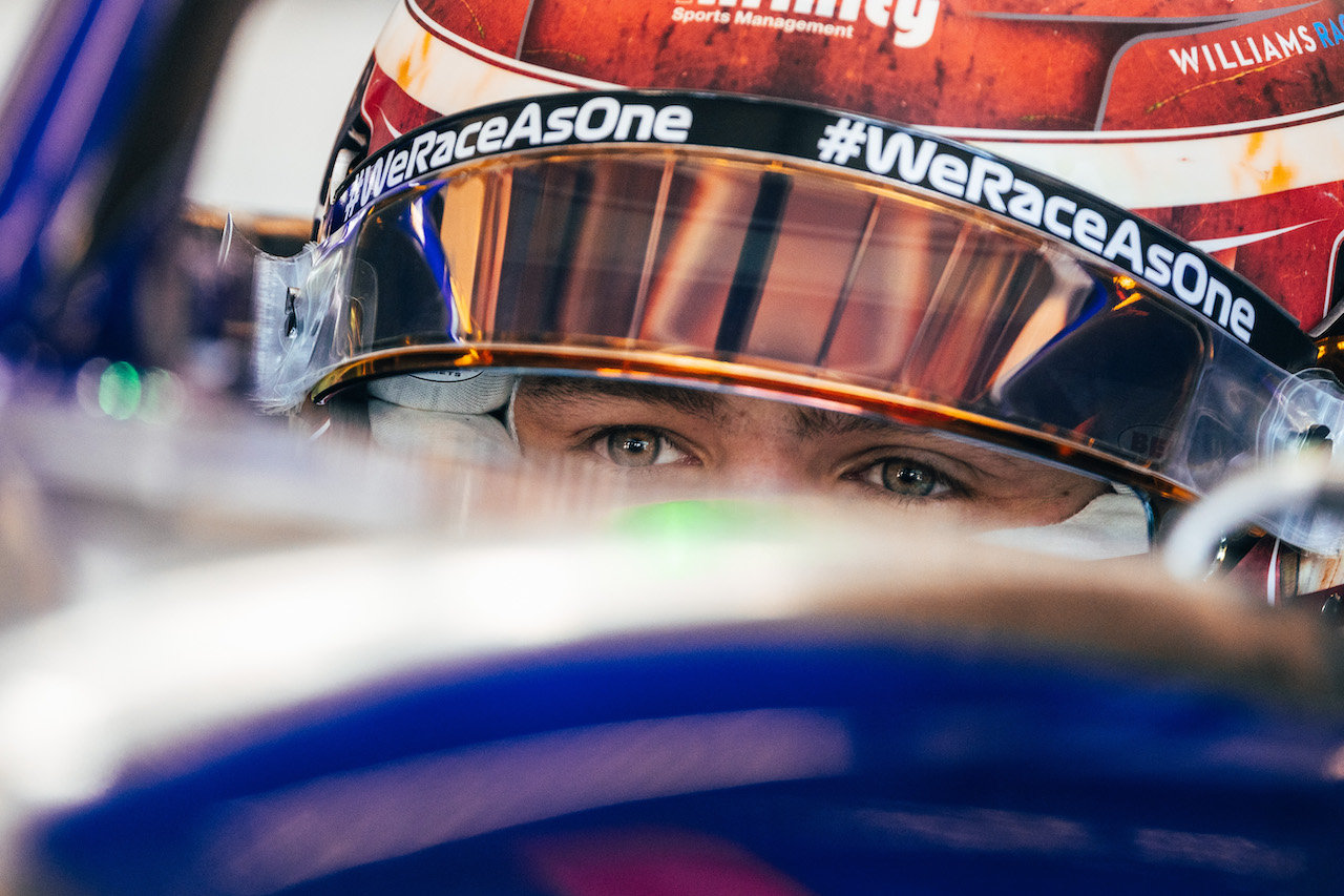 GP STATI UNITI, Logan Sargeant (USA) Williams Racing FW44 Academy Driver.
21.10.2022. Formula 1 World Championship, Rd 19, United States Grand Prix, Austin, Texas, USA, Practice Day.
- www.xpbimages.com, EMail: requests@xpbimages.com © Copyright: Bearne / XPB Images