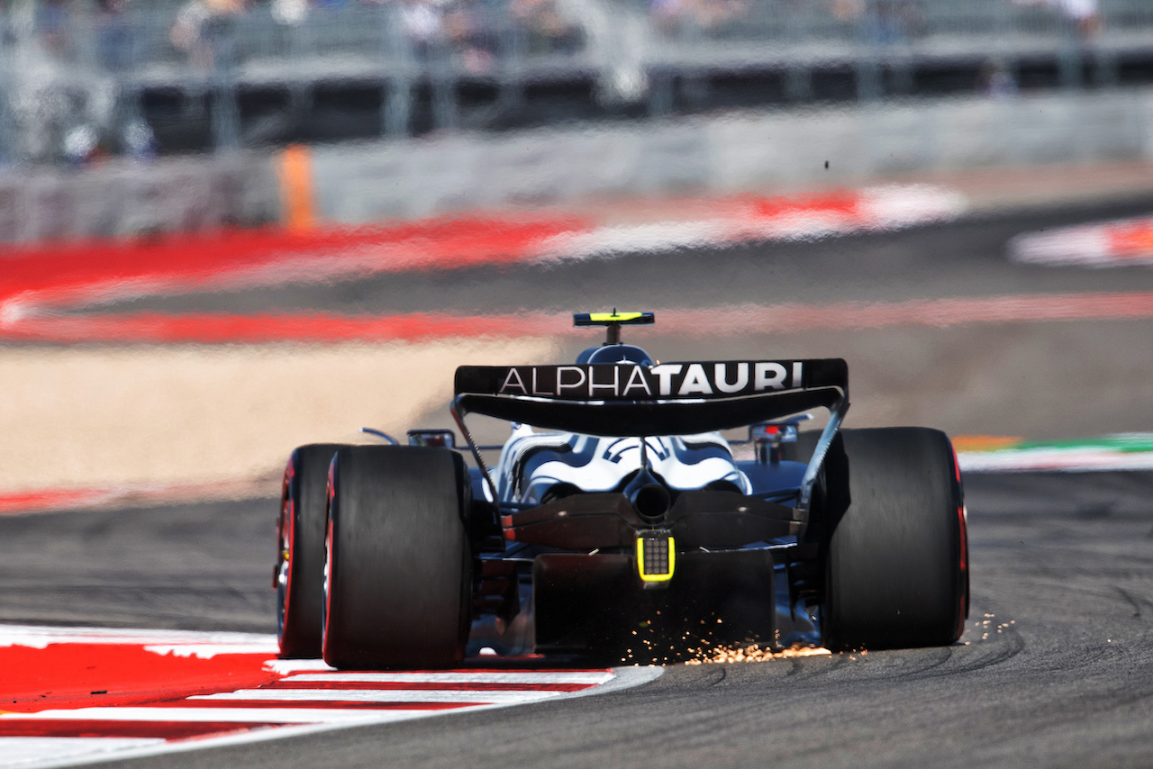 GP STATI UNITI, Yuki Tsunoda (JPN) AlphaTauri AT03.
21.10.2022. Formula 1 World Championship, Rd 19, United States Grand Prix, Austin, Texas, USA, Practice Day.
- www.xpbimages.com, EMail: requests@xpbimages.com © Copyright: Price / XPB Images