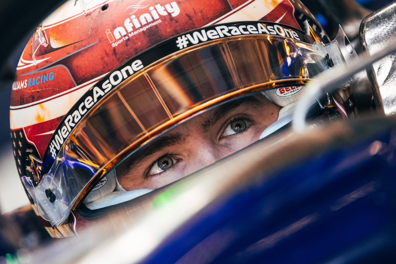 GP STATI UNITI, Logan Sargeant (USA) Williams Racing FW44 Academy Driver.
21.10.2022. Formula 1 World Championship, Rd 19, United States Grand Prix, Austin, Texas, USA, Practice Day.
- www.xpbimages.com, EMail: requests@xpbimages.com © Copyright: Bearne / XPB Images