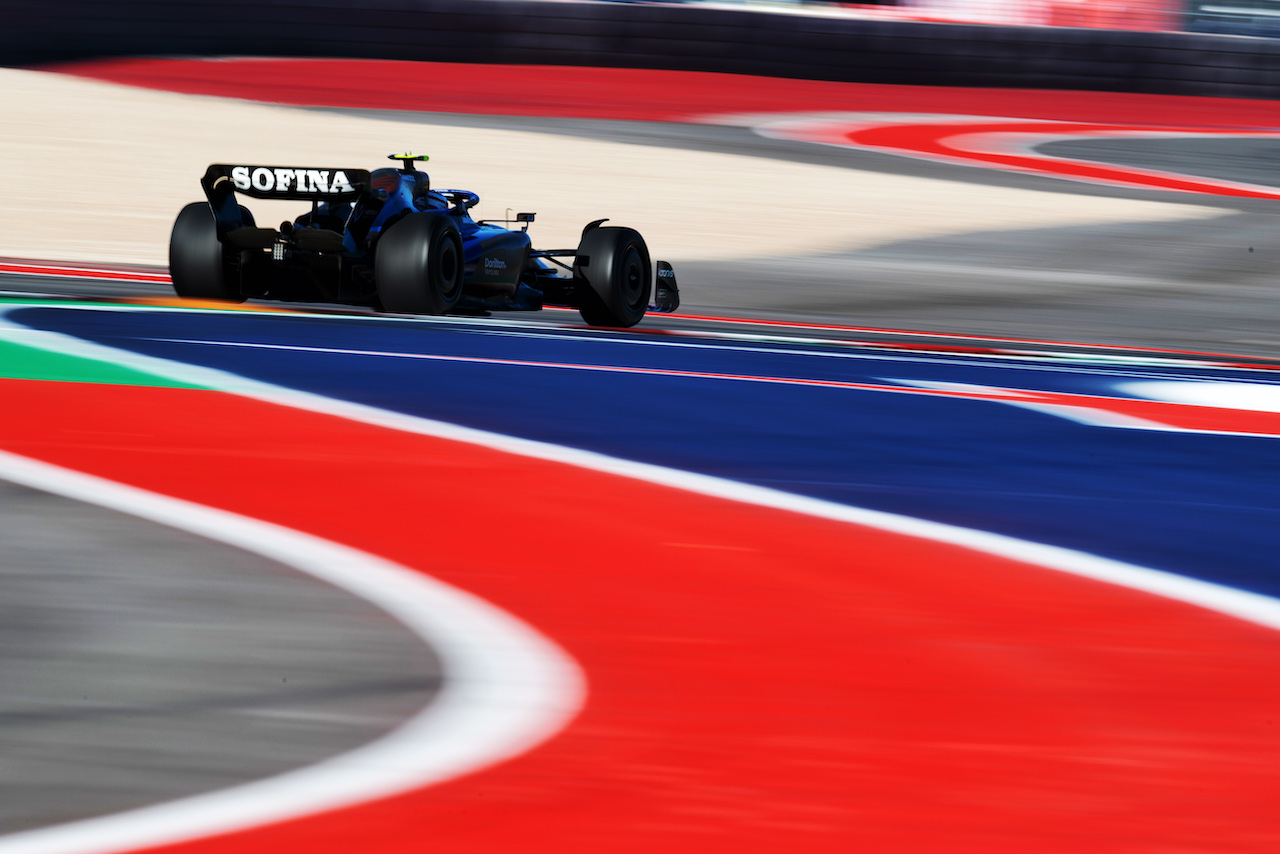 GP STATI UNITI, Nicholas Latifi (CDN) Williams Racing FW44.
21.10.2022. Formula 1 World Championship, Rd 19, United States Grand Prix, Austin, Texas, USA, Practice Day.
- www.xpbimages.com, EMail: requests@xpbimages.com © Copyright: Price / XPB Images