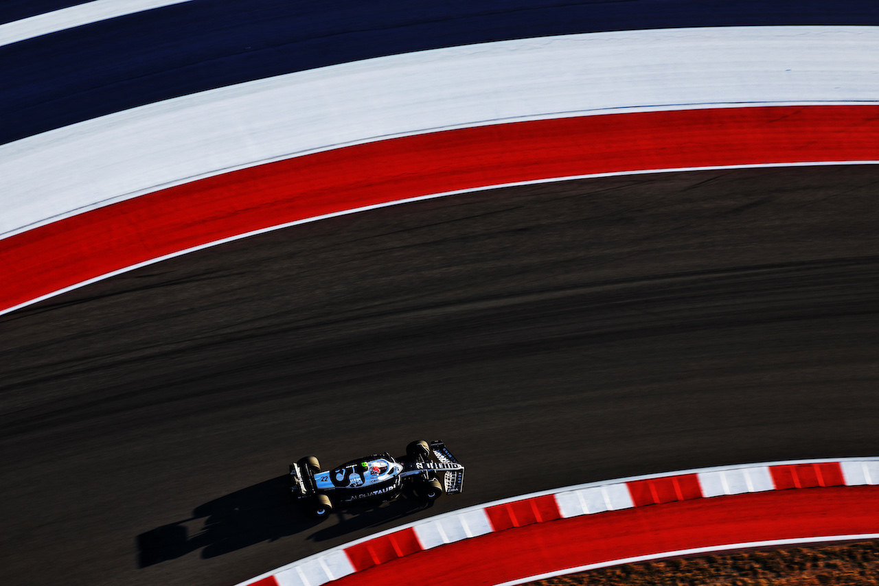 GP STATI UNITI, Yuki Tsunoda (JPN) AlphaTauri AT03.
21.10.2022. Formula 1 World Championship, Rd 19, United States Grand Prix, Austin, Texas, USA, Practice Day.
 - www.xpbimages.com, EMail: requests@xpbimages.com © Copyright: Coates / XPB Images