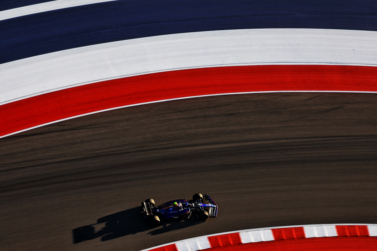 GP STATI UNITI, Nicholas Latifi (CDN) Williams Racing FW44.
21.10.2022. Formula 1 World Championship, Rd 19, United States Grand Prix, Austin, Texas, USA, Practice Day.
 - www.xpbimages.com, EMail: requests@xpbimages.com © Copyright: Coates / XPB Images